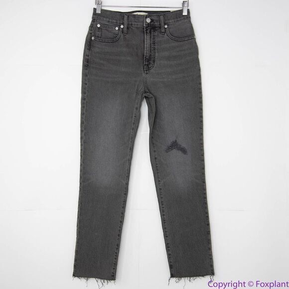 NEW Madewell Perfect Vintage Jean‎ in Cosner Wash: Knee-Rip Edition, 26 - Picture 3 of 16
